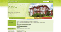 Desktop Screenshot of domovzbesicky.cz