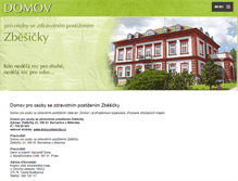 Tablet Screenshot of domovzbesicky.cz
